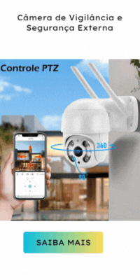 Câmera de Vigilância e Segurança Externa Ip A8 Prova Dágua Infravermelho com conexão Wifi